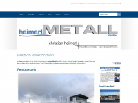heimerl-metall.com Webseite Vorschau