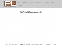 pl-fussbodentechnik.de Webseite Vorschau