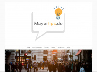 mayertips.de Webseite Vorschau