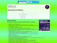 sibelius.at Webseite Vorschau