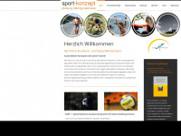 sport-konzept.de Webseite Vorschau