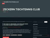 spvgg-zeckern-tischtennis.de Webseite Vorschau