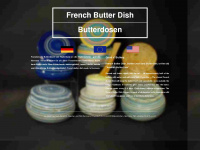 frenchbutterdish-butterdosen.com Webseite Vorschau