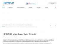 herold-maschinenbau.de Webseite Vorschau