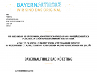 bayernaltholz.de Webseite Vorschau