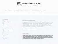 pc-helferlein.net Webseite Vorschau