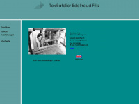 texat-fritz.de Webseite Vorschau