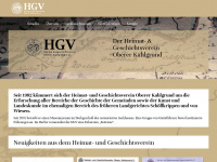 hgv-oberer-kahlgrund.de Webseite Vorschau