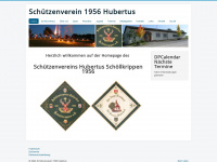 hubertusschuetzen1956.de Webseite Vorschau