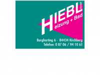 hiebl-heizung-bad.de Webseite Vorschau