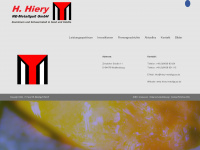hiery-metallguss.de Webseite Vorschau