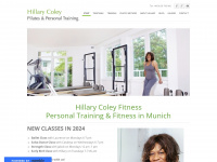 hillary-coley-fitness.com Webseite Vorschau
