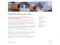 hintermeier-dach.de Webseite Vorschau