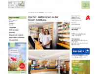 hirsch-apotheke-allersberg.de Webseite Vorschau