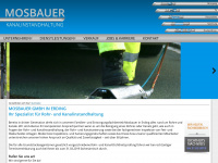 mosbauer-gmbh.de Webseite Vorschau