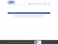 hmp-maschinenbau.de Webseite Vorschau
