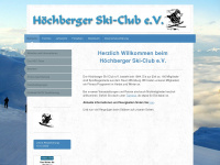 hoechberger-skiclub.de Webseite Vorschau