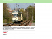 tram-ff.de Webseite Vorschau