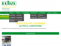 pritzl-landtechnik.de Webseite Vorschau