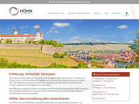hoehn-hausverwaltung.de Webseite Vorschau