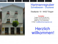 hartmannsgruber.net Webseite Vorschau