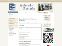 hofmark-apotheke.de Webseite Vorschau