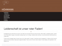 hohmann-weberei.de Webseite Vorschau
