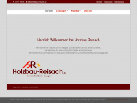 holzbau-reisach.de Webseite Vorschau