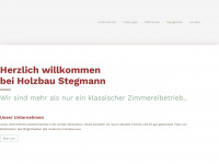 holzbau-stegmann.de Webseite Vorschau