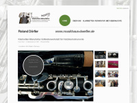 holzblasinstrumentenbau.de Webseite Vorschau