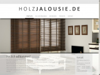 holzjalousie.de Webseite Vorschau
