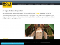 holz-kreuzer.de Webseite Vorschau