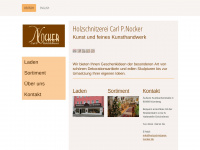holzschnitzerei-nocker.de Webseite Vorschau