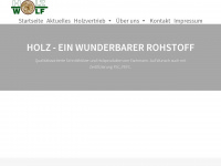 holz-wolf.de Webseite Vorschau