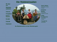 waldsteinsaiten.de Webseite Vorschau