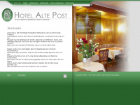 hotel-altepost.de Webseite Vorschau