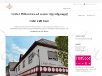 hotel-cafe-kern.de Webseite Vorschau