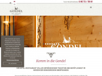 hotelgondel.de Webseite Vorschau