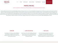 hotel-heckl.de Webseite Vorschau