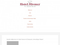hotel-hiemer.de Webseite Vorschau
