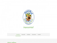 hansn-hof.de Webseite Vorschau