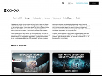 conova.com Webseite Vorschau