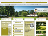 golfclub-hanau.de Webseite Vorschau