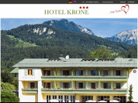 hotel-krone-berchtesgaden.de Webseite Vorschau