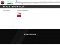 sport-bauer.de Webseite Vorschau