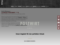 hotel-postwirt.de Webseite Vorschau