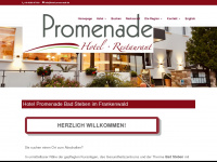 hotel-promenade.de Webseite Vorschau