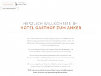 hotel-restaurant-anker.de Webseite Vorschau