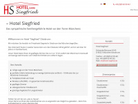hotel-siegfried.de Webseite Vorschau