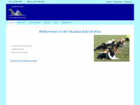 hundeschule-andrea.de Webseite Vorschau